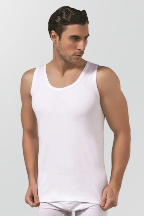 Men’s 100% Cotton Undershirt Top Tank