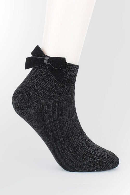 Cotton Bow Ankle Socks
