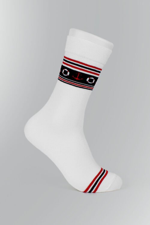 White Sailors Cotton Men’s Socks